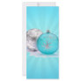 BLUE & SILVER ORNAMENTS by SHARON SHARPE Rack Card