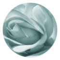 Blue Silver Rose Envelope Wedding Seal stickers