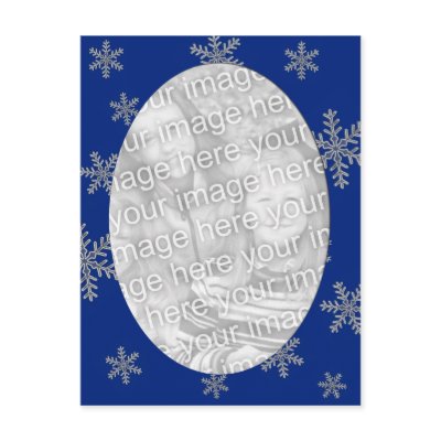 Blue Silver Snowflake Template by HeartsinFocus