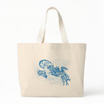 Blue Sketch, abstract Bags