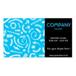 Blue Sketchy Arrows Business Card
