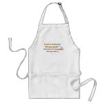 Blue Skew Woodturning Poem aprons
