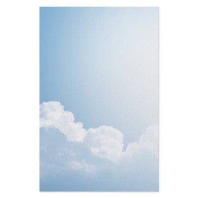 Blue Skies Personalized Stationery by uniqueprints