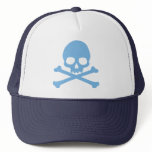 Blue Skull and Crossbones Hats