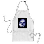 Blue Skull Apron