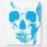 Blue Skull Face Mouse Pads