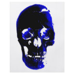 Blue Skull Pop Art Fantasy Personalized Flyer