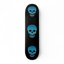 Blue Skull Skateboard