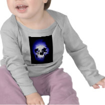 Blue Skull Skeleton T Shirts