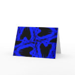 Blue Skull Turnstile Kaleidoscope Card