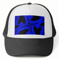Blue Skull Turnstile Kaleidoscope Trucker Hats
