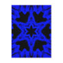 Blue Skull Turnstile Kaleidoscope Postcard
