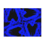 Blue Skull Turnstile Kaleidoscope Post Card