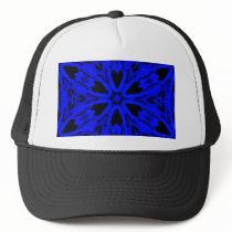 Blue Skull Turnstile Pic Trucker Hat