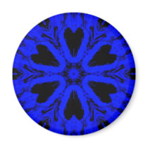 Blue Skull Turnstile Pic Fridge Magnet