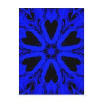 Blue Skull Turnstile Pic Post Cards