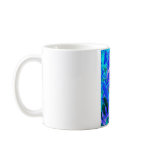 Blue Skull with Guns Coffee Mug
