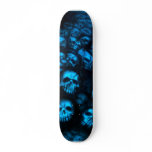 Blue skulls-Skateboard