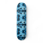 BLUE SKULLS SKATE DECK