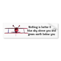 Blue Sky below, green earth above