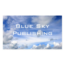Blue Sky Clouds - Standard Business Card