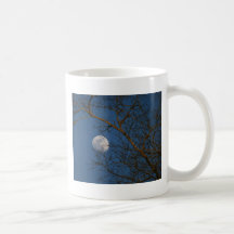 Blue Sky Moon Coffee Mugs