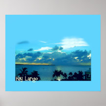 Blue Sky over Key Largo Posters