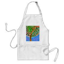 Blue Sky Tree of Life Aprons
