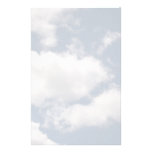 Blue Sky with Clouds Stationery