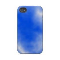 Blue sky with white clouds. tough iphone 4 case
