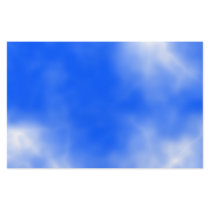 Blue sky with white clouds. full color flyer