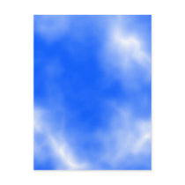 Blue sky with white clouds. post cards