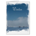 Blue Snow Day cards