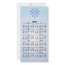 Blue Snowflake 2011 Calendar Photo Card