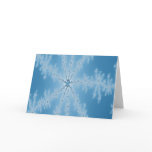 Blue Snowflake Card