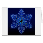 Blue Snowflake Card