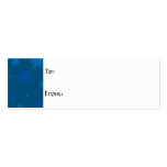 Blue Snowflake Christmas Gift Tag business cards