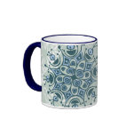 Blue Snowflake mugs