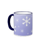 Blue Snowflakes Mug