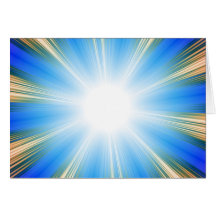 Blue Solar Flare Star Burst Background Cards