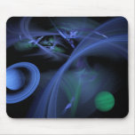 Blue Space Mouse Pad