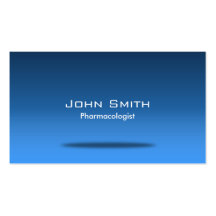Blue Space Pharmacologist Business Card