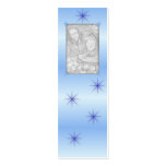 Blue Sparkle Bookmarks business cards