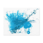 Blue Spatter postcards