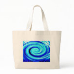 Blue Spherical Geometric Pattern bags
