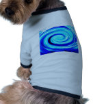 Blue Spherical Geometric Pattern pet clothing