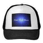 Blue Spirit Circles Mesh Hats