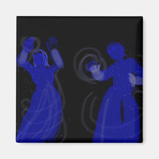 Blue Spirits Refrigerator Magnets