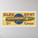 Blue Spot Cigar - distressed posters