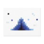 blue sqaures postcard